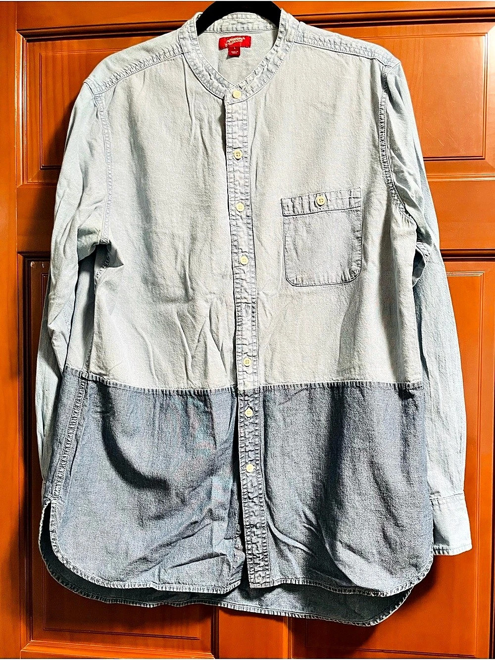 Vintage 1990’s Arizona Jean Co. Color Block Cotton Shirt Size Large